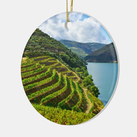 Porto Schilderachtig kerstversiering Keramisch Ornament (Links)