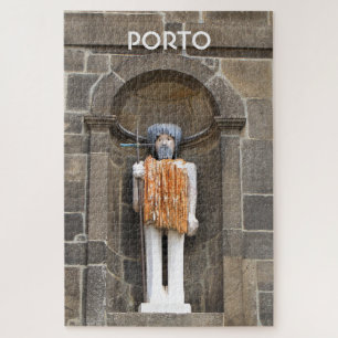 Porto: St John the Baptist standbeeld, Portugal Legpuzzel