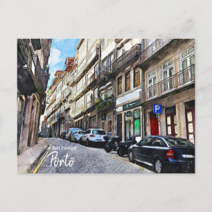 Porto Streets Portugal Briefkaart