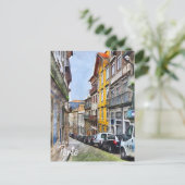 Porto Streets Portugal Briefkaart (Staand voorkant)