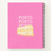 Porto Travel Art, Portugal, Roze Notitieboek (Achterkant)