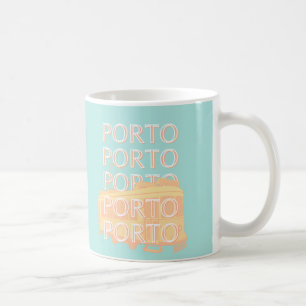 Porto Travel Art, Portugal Travel Art, Pastel Koffiemok