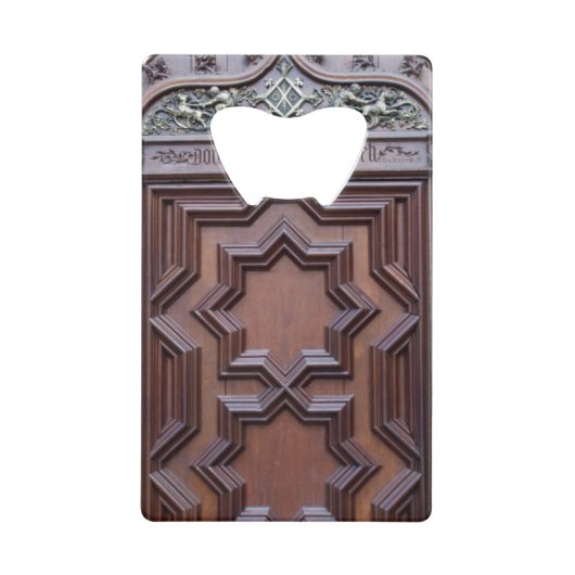 Porto van de Spaanse Kerk van God Gateway to Heave Creditkaart Flessenopener (Voorkant)
