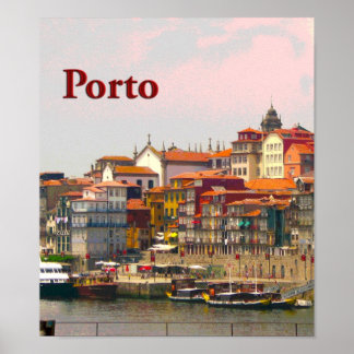 Porto van over de Douro Poster