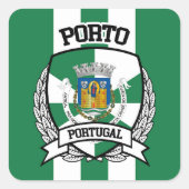Porto Vierkante Sticker (Voorkant)