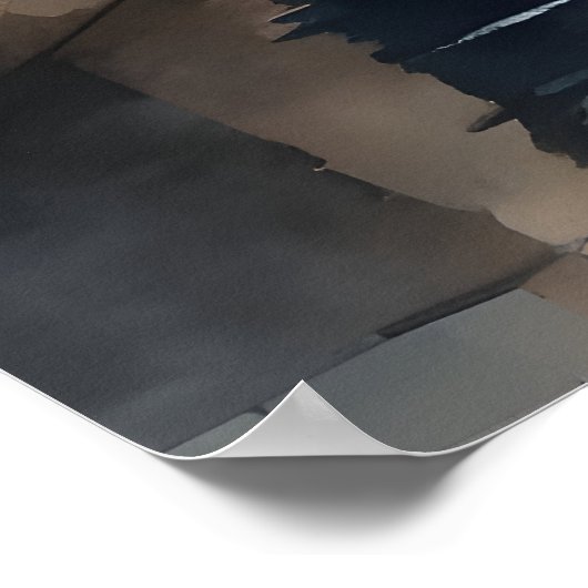 Porto waterverf poster (Hoek)