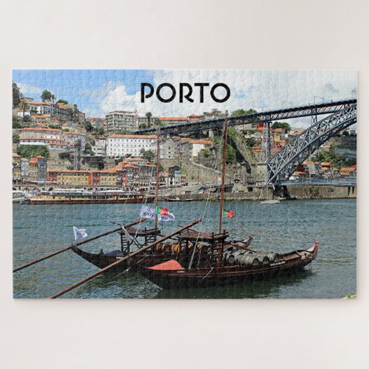 Porto: Wijnvaten, Portugal Legpuzzel (Horizontaal)