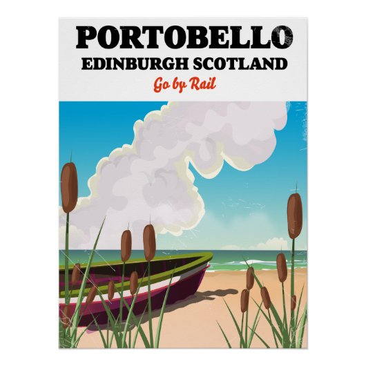 Portobello Beach Edinburgh Perfect Poster (Voorkant)
