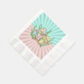 Portobello paddenstoel servet (Hoek)