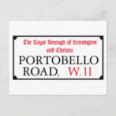 Portobello Road, London Street Sign Briefkaart (Voorkant)