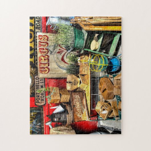 Portobello Road Market London. Jigzaag Puzzle Legpuzzel (Verticaal)