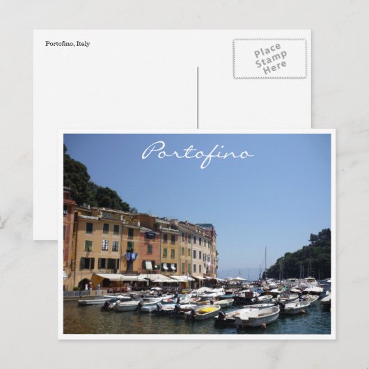 portofineboating briefkaart (Voorkant / Achterkant)