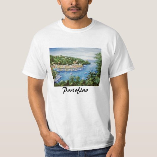 Portofino A Majestic uitzicht T-shirt (Voorkant)