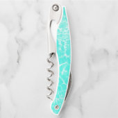 Portofino Aqua Green Beach Party Kurkentrekker (Voorkant)