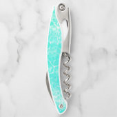 Portofino Aqua Green Beach Party Kurkentrekker (Achterkant)