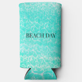 Portofino Aqua Green Beach Party Seltzer Blikjeskoeler (Voorkant)