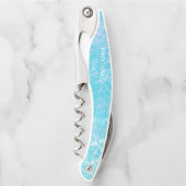 Portofino Aqua White Beach Party Kurkentrekker (Voorkant)