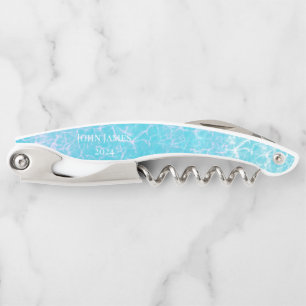 Portofino Aqua White Beach Party Kurkentrekker