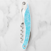 Portofino Aqua White Beach Party Kurkentrekker (Voorkant)