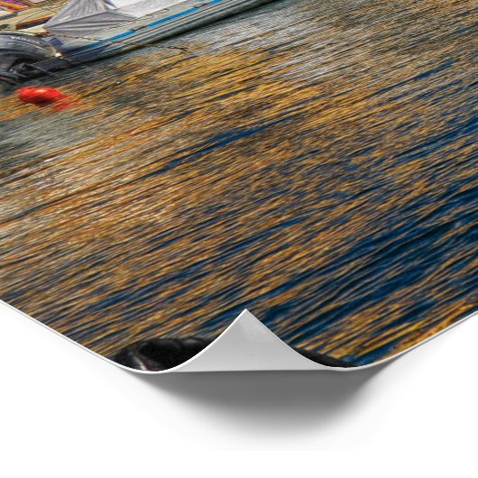 Portofino Harbour Poster (Hoek)