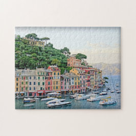 Portofino Harbour - zomer in Italië - 11x14 inch Legpuzzel