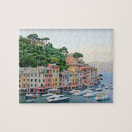 Portofino Harbour - Zomer in Italië - 8 x 10 inch Legpuzzel