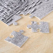 Portofino in zwart-wit - 8 x 10 - 110 pc legpuzzel (Zijkant)