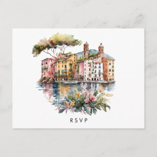 Portofino Italiaans briefkaart voor de zomerbruilo