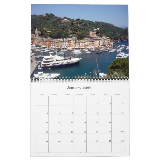Portofino Italië 2024 Kalender (Jan 2026)