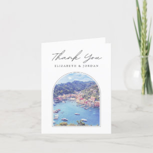 Portofino Italië Bedankkaart