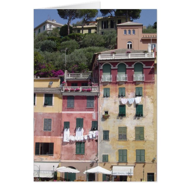 Portofino, Italië Blank All Occasion Card (Voorkant)