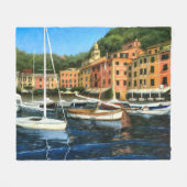 Portofino, Italië Fleece Deken (Voorkant (Horizontaal))