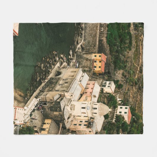 PORTOFINO ITALIË FLEECE DEKEN (Voorkant (Horizontaal))