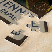  Portofino Italië Illustratie van Riviera Legpuzzel (Zijkant)