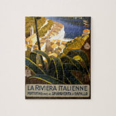  Portofino Italië Illustratie van Riviera Legpuzzel (Verticaal)