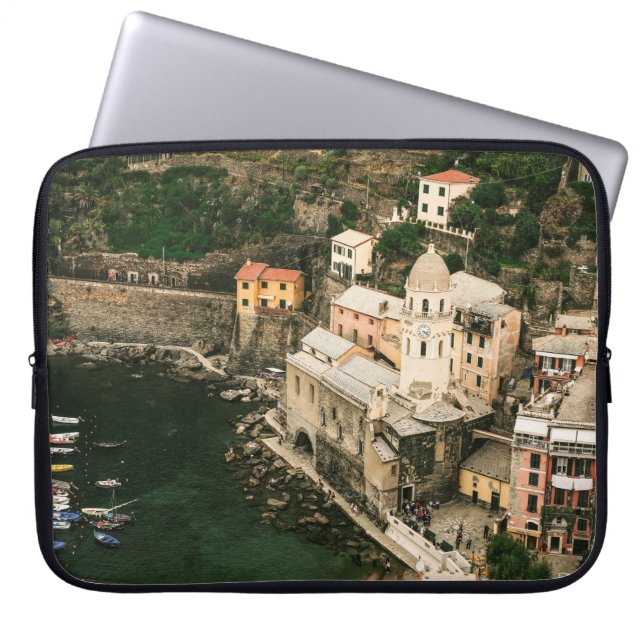 PORTOFINO ITALIË LAPTOP SLEEVE (Voorkant)