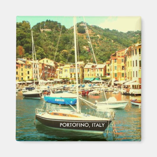 PORTOFINO, ITALIË MAGNEET (Voorkant)