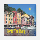Portofino Italië Magneet (Voorkant)