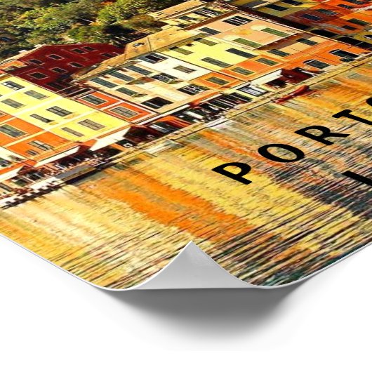 PORTOFINO ITALIË POSTER (Hoek)