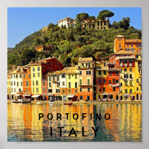 PORTOFINO ITALIË POSTER