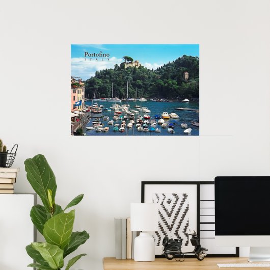 Portofino Italië Poster (Thuiskantoor)