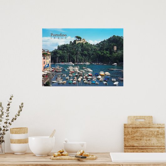 Portofino Italië Poster (Keuken)