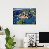 Portofino, Italië - Poster (Thuiskantoor)