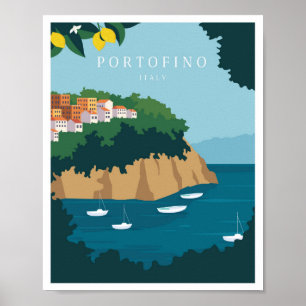 Portofino Italië Poster