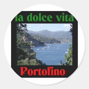Portofino Italië Ronde Sticker