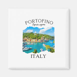 Portofino Italië Souvenir Voor Meisjes Vrouwen Fam Magneet