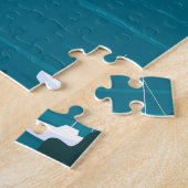 Portofino Italy Retro Travel Art  Legpuzzel (Zijkant)