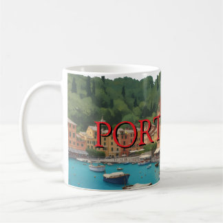 Portofino Mug Italian Riviera Seaside Coffee Cup Koffiemok