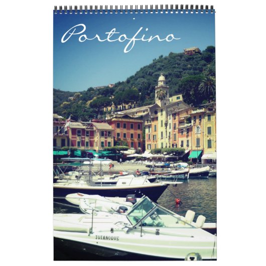 portofino reizen kalender (Hoes)