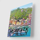 Portofino Vierkante Klok (Hoek)